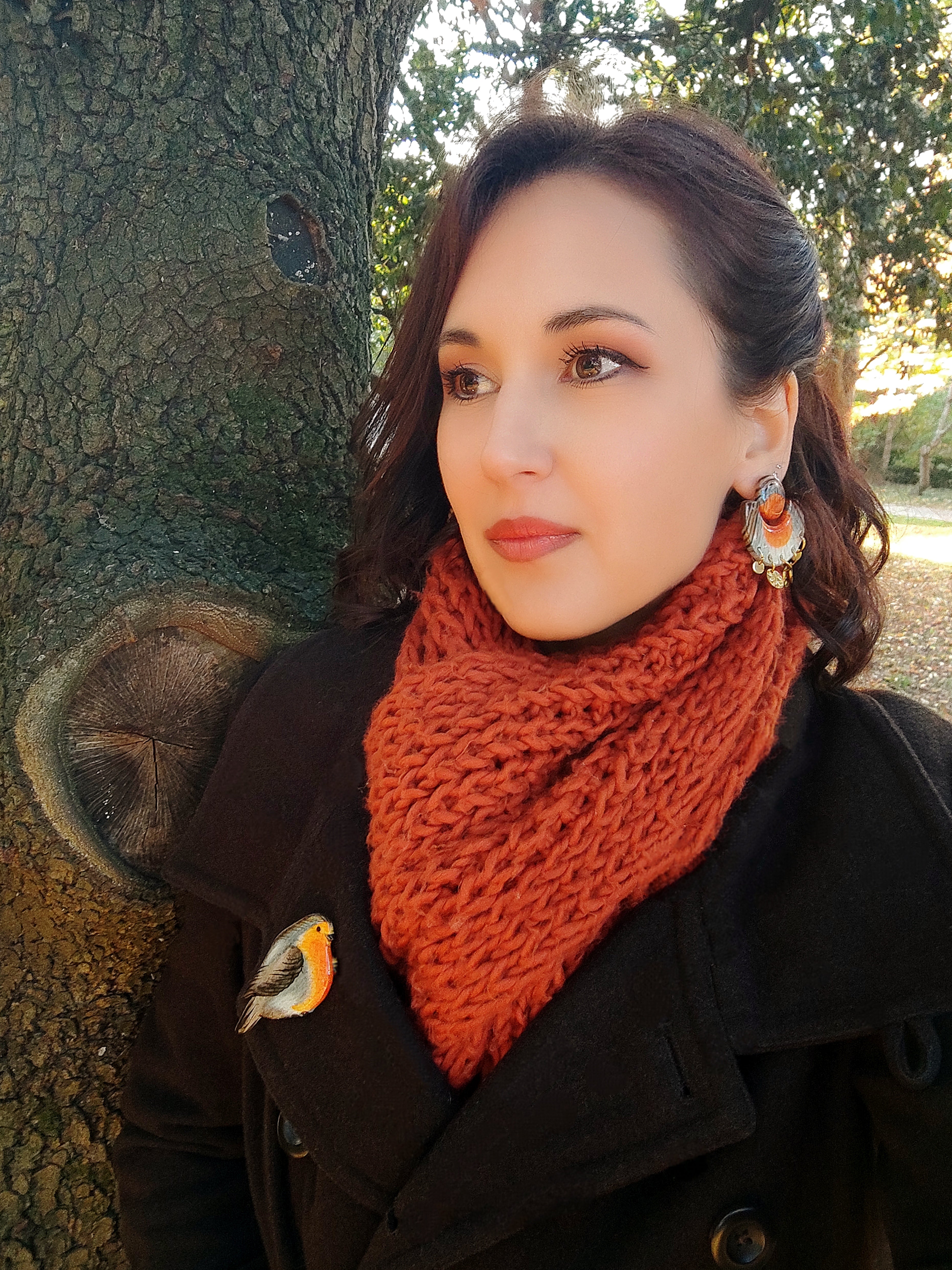 Broche Robin
