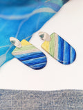 Boucles Cyan (moyen format)